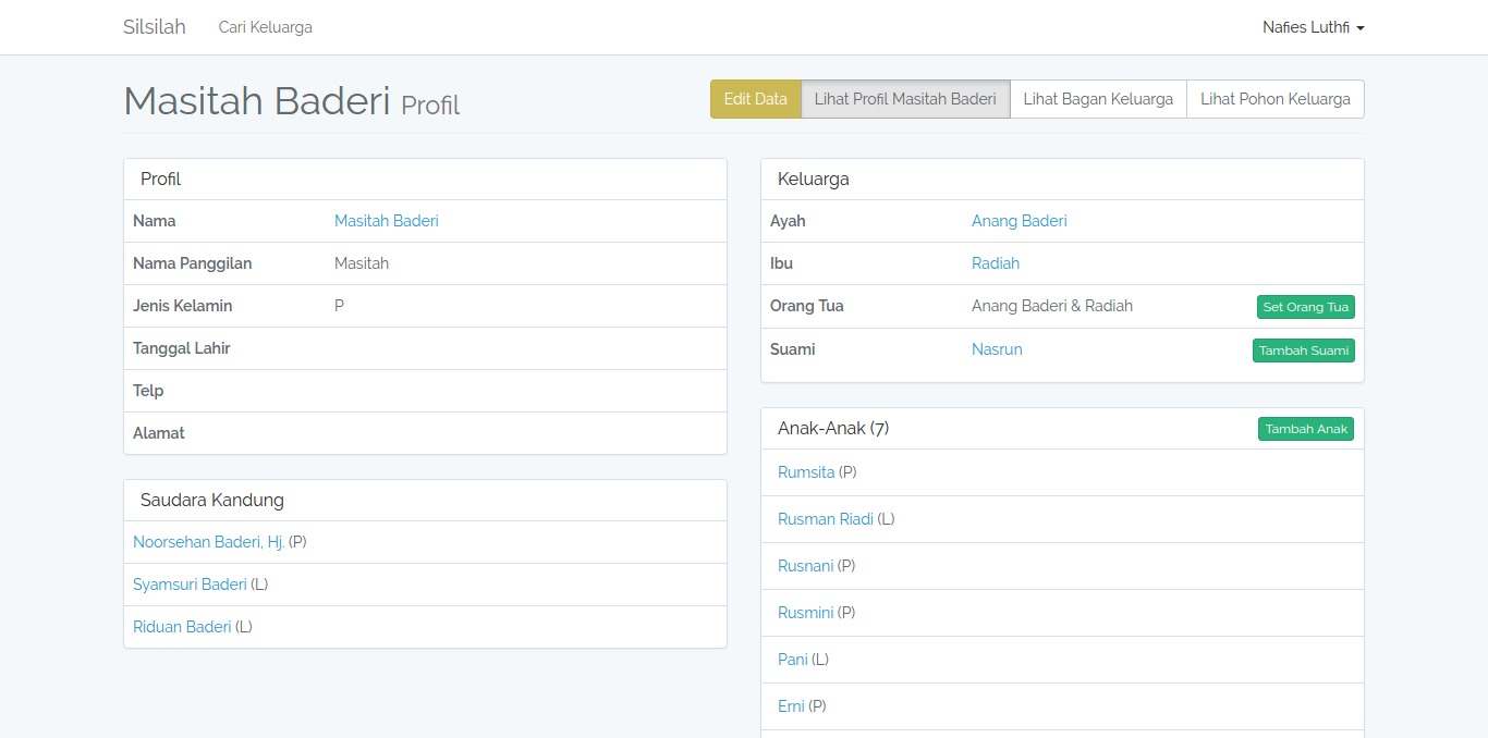 User Profile User Profile